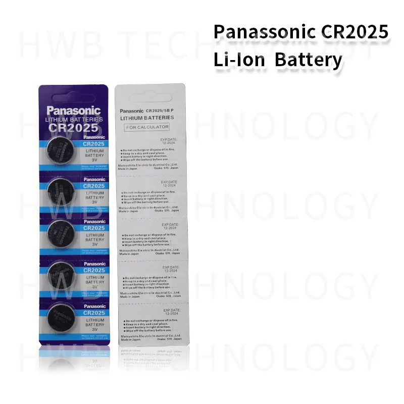 20 шт. Литиевые Батарейки для часов PANASONIC cr2025 ECR2025 BR2025 DL2025 KCR2025 LM2025 3 в | Электроника