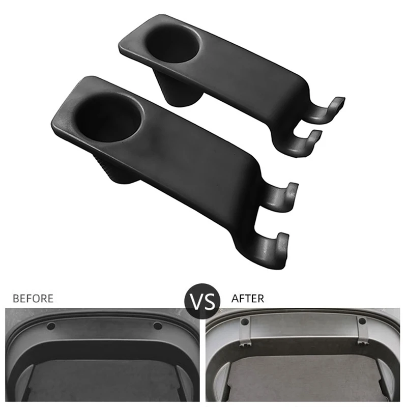

2Pcs Car Front Trunk Hook Holder Anti Swinging ABS Pendant Storage Hanging Accessories for Tesla Model 3 2021