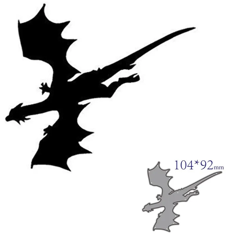 Металлические режущие штампы высечки форма для украшения драконов скрапбук