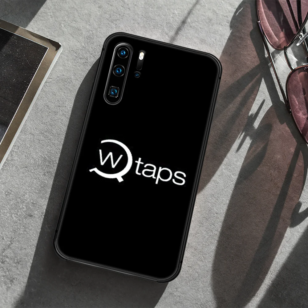 

Japan trend brand WTAPS Phone Case For Huawei P Mate 10 20 30 40 Lite Pro smart Z 2019 nova 5t black Back 3D Shell Tpu Bumper