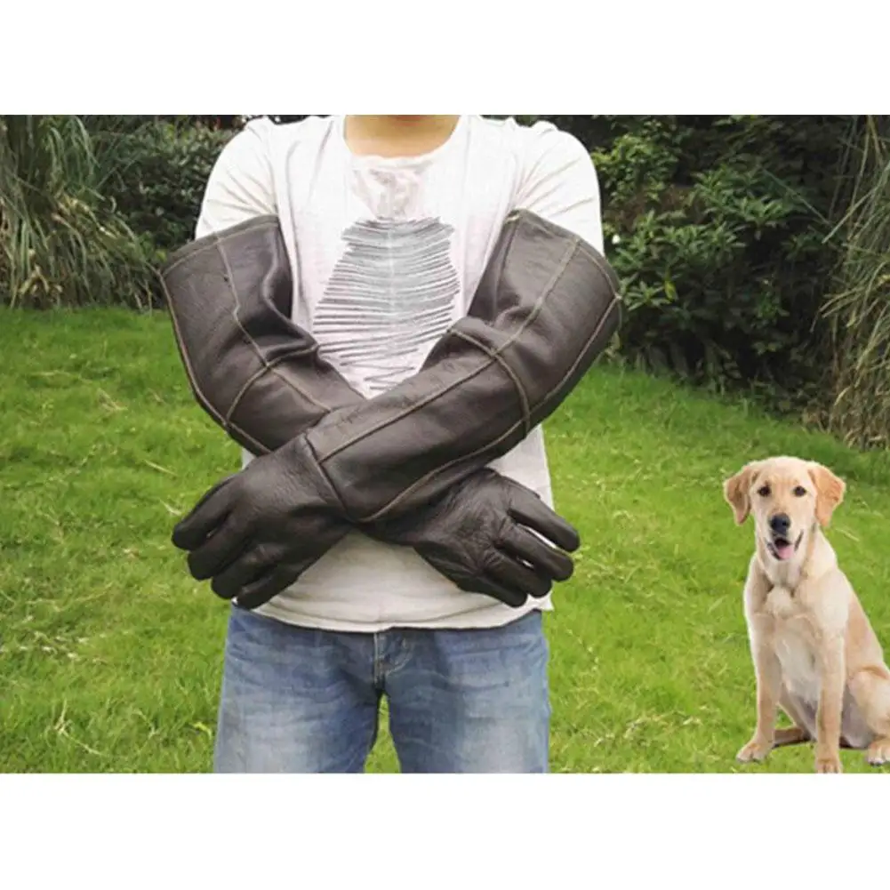 Утолщенные длинные перчатки против укуса с защитой от царапин для домашних