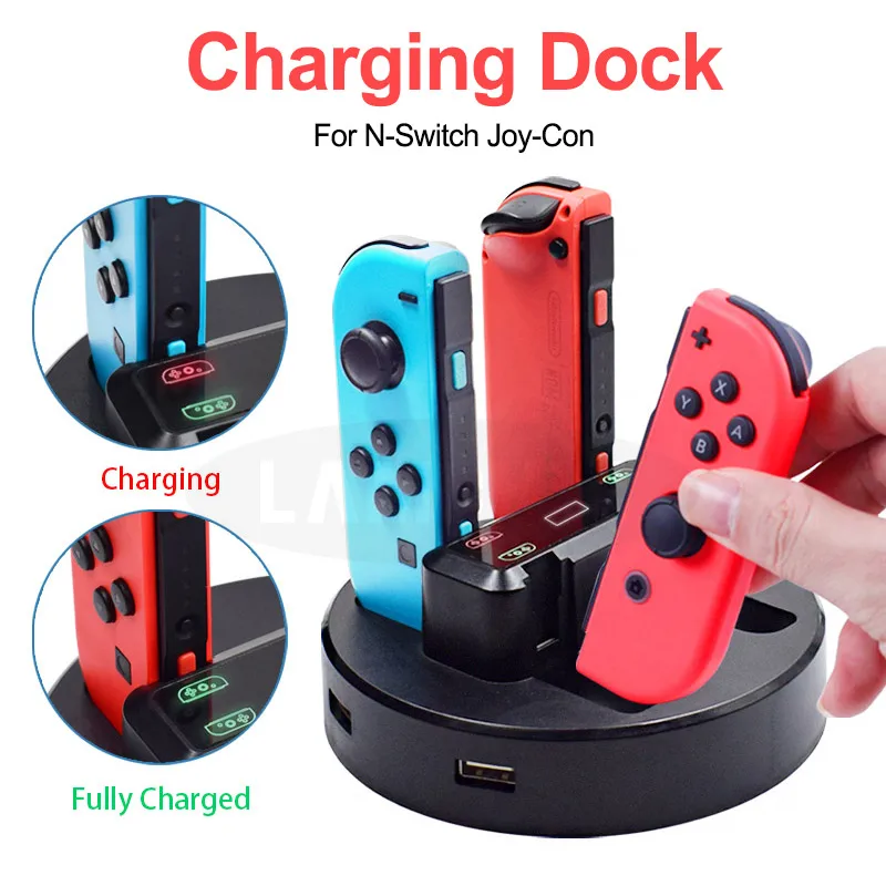 Зарядная док-станция Joy-Con для игровой консоли зарядное устройство контроллера