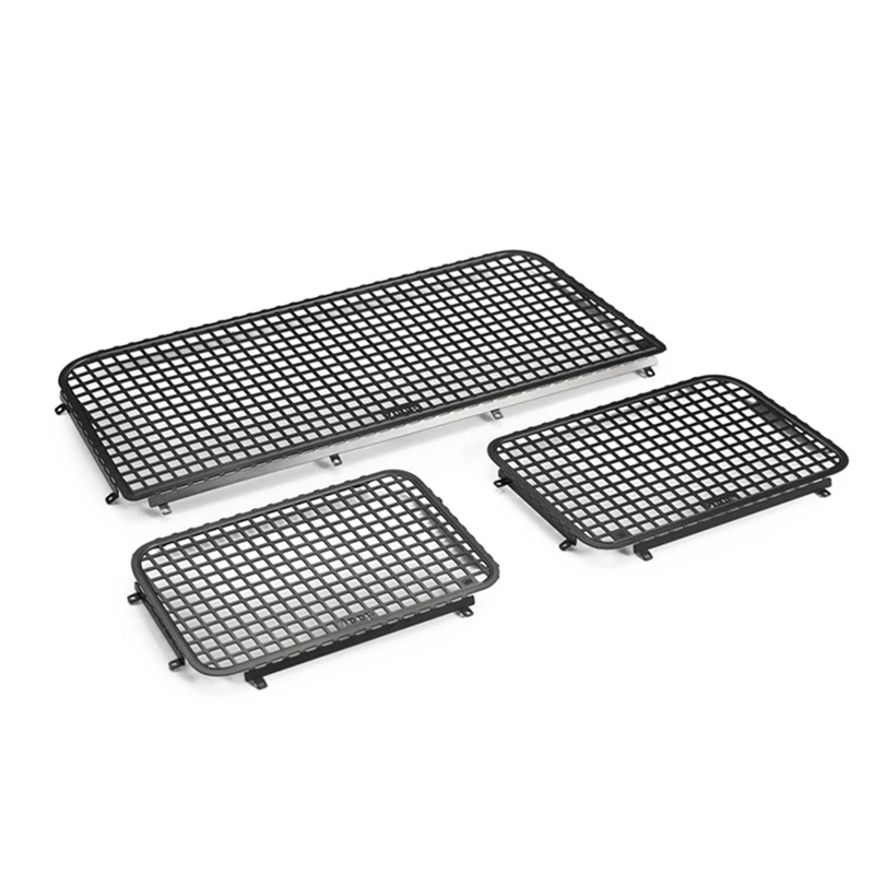 

2x Jack Bracket, Metal Jack Repair Tool for D90 CC01 SCX10 Ghost & 1set Stainless Steel Window Mesh Protective Net