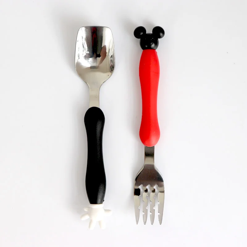 2 шт. детские столовые приборы из нержавеющей стали|Ложки| |