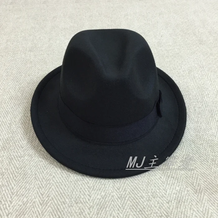 MJ Майкл Джексон шляпа Billie Джинсовая Шляпа опасная Классическая Fedora Детская