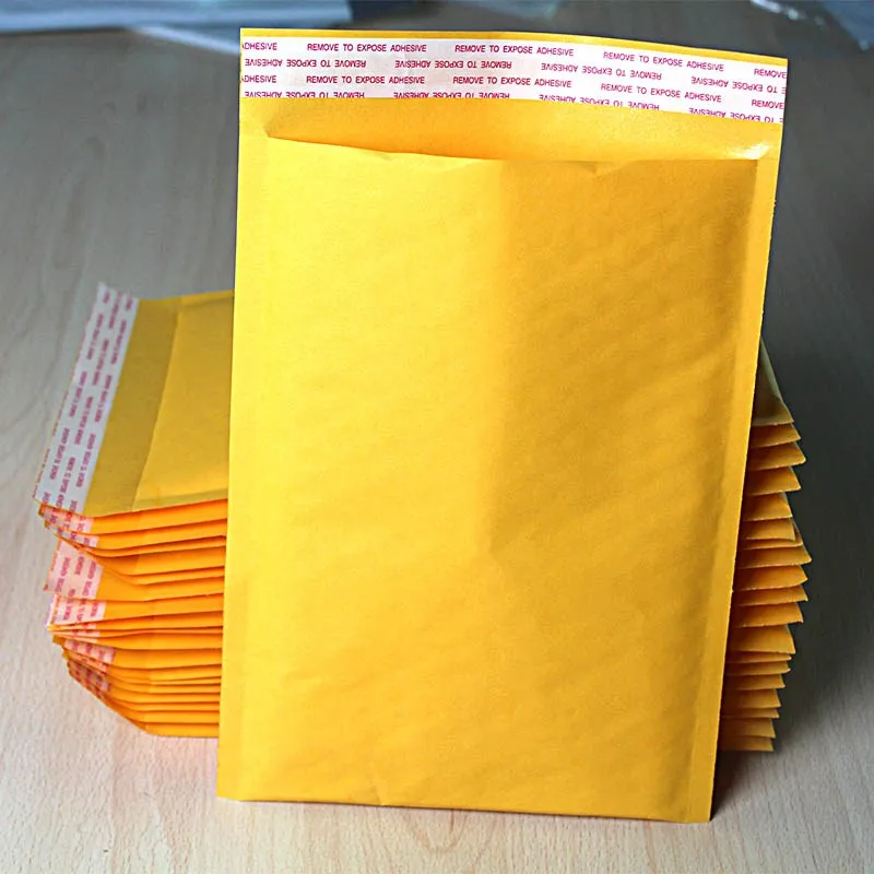 

20*25cm 10pcs Bubble Envelopes Bags Mailers Padded Shipping Envelope Kraft Paper Bubble Mailing Packaging Bag Gift Wrap Storage