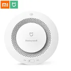 Оригинальный детектор пожарной сигнализации Xiaomi Mijia Honeywell дистанционное управление звуковая визуальная сигнализация заметка работа с приложением Mi Home