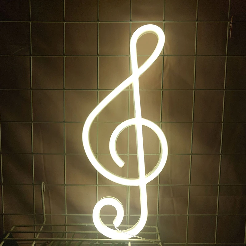 

Wholesale Dry Battery And USB Neon Light Wall Hanging Night Light Xmas Birthday Gift Led Lights For Room Free Shipping