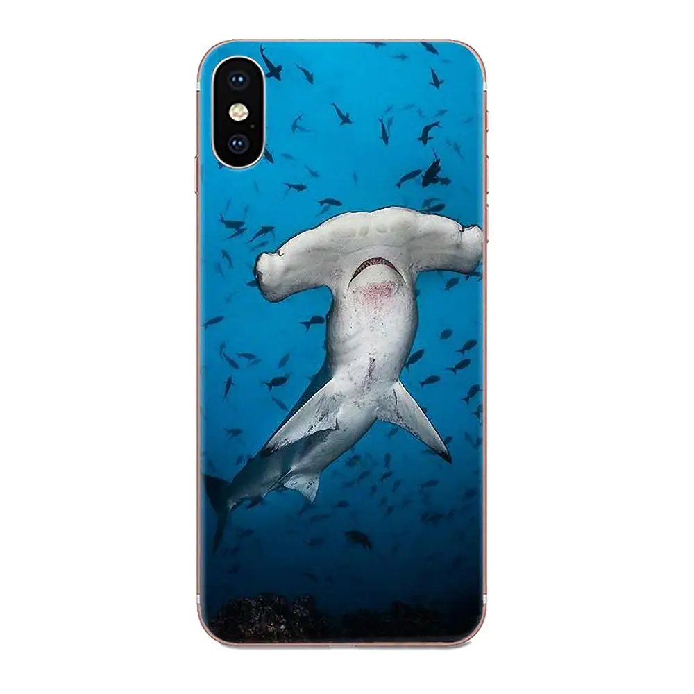 Мягкий Силиконовый ТПУ Прозрачный чехол для сотового телефона КИТ акулы Рыба Xiaomi