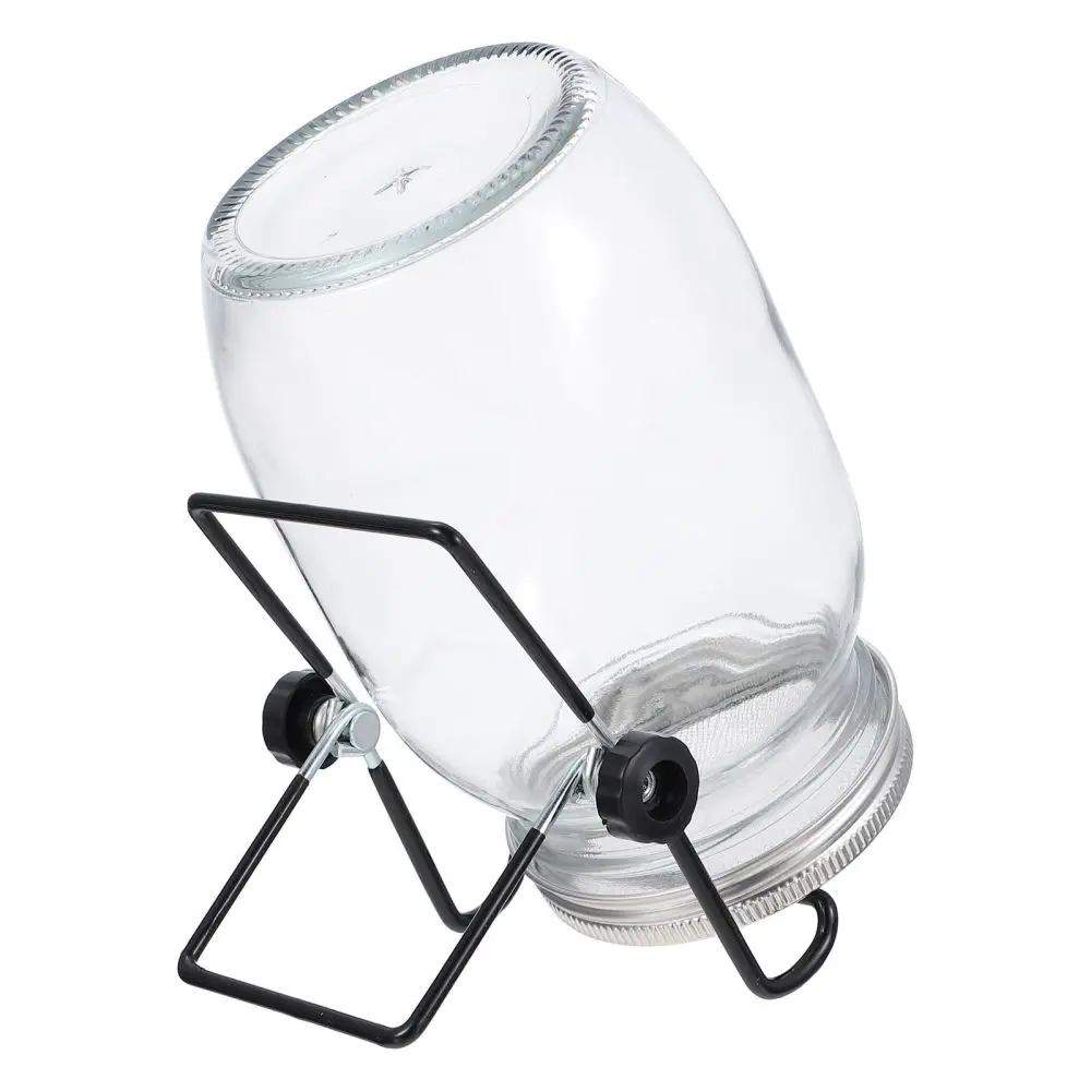 

1000ml Premium Sprouting Jar Wide Mouth Stainless Steel Lid with Stand