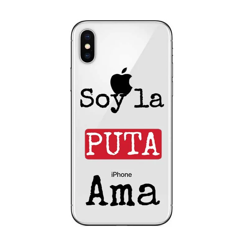 TPU Для iPhone X Fundas для iPhone 5 5S SE 6 6S 7 8 Plus ТВ серии деньги Heist дом бумажная упаковка крутая мультяшная задняя крышка - Цвет: TPU