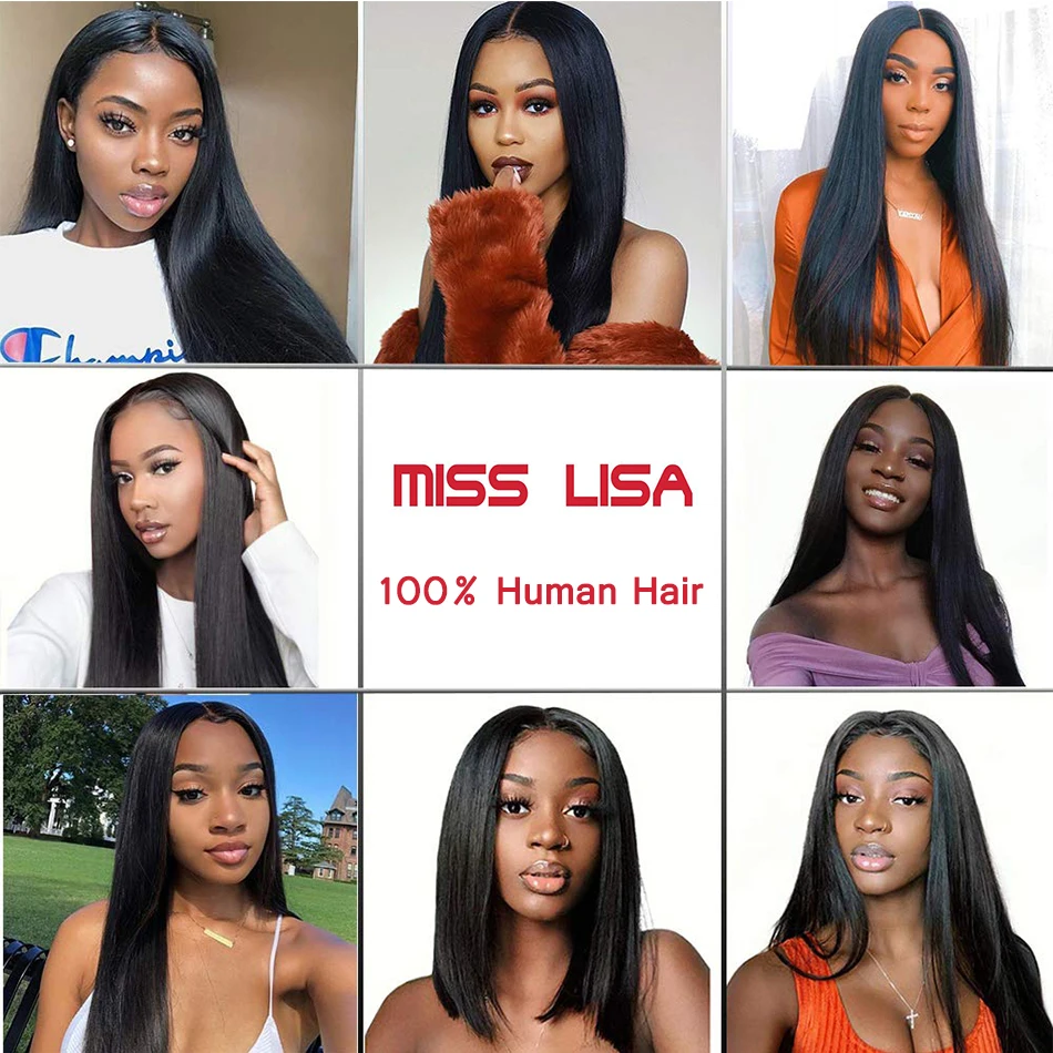 

MISS LISA Kinky Curly 4X4 Lace Closure Free/Middle/Three Part Swiss Lace Medium Brown Color Closures Non-Remy Peruvian Hair
