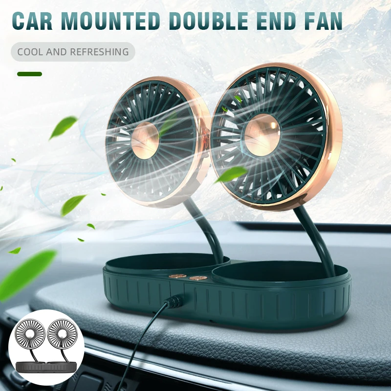 

1 шт., Автомобильный USB-вентилятор с поворотом на 360 градусов