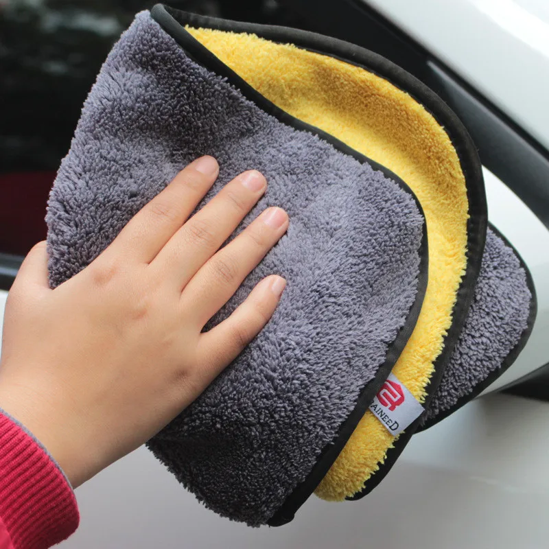 

Microfiber Auto Wash Towel Car Cleaning Drying Cloth Hemming Car Care Cloth Detailing Car Wash Towel 30x30/40/60CM