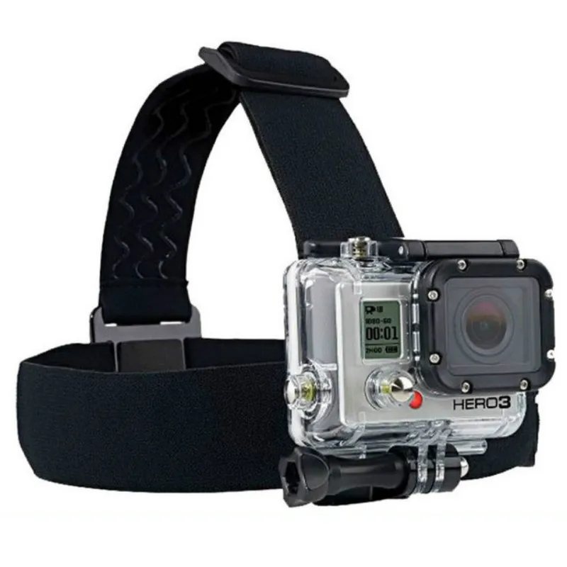 Head strap mount For Gopro Hero 8 7 6 5 4 3  yi 4K Action Camera For Eken H9 SJCAM for Go Pro Accessories 360 degree rotary backpack hat clip clamp mount for gopro hero 8 7 6 5 4 yi 4k sjcam eken dji osmo action camera accessory