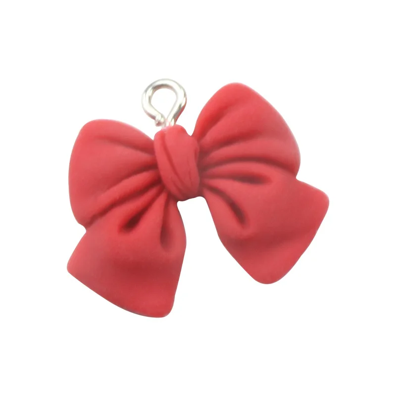 

YEYULIN Kawaii Bow Charms Pendants For Jewelry Making Bracelets Necklace Earrings Making Resin Flat Back Cabochon Accessories