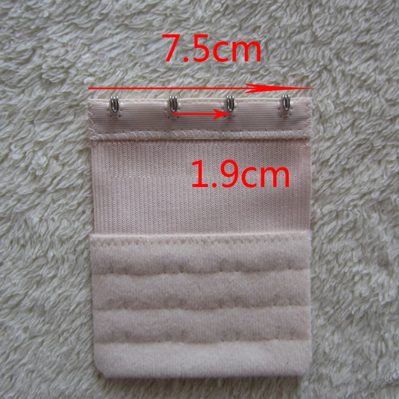 

3/4 Pcs Bra Extenders 3 Rows 4 Hooks Adjustable Elastic Bra Extension Strap Belt Buckle Soft Back Intimates Accessories