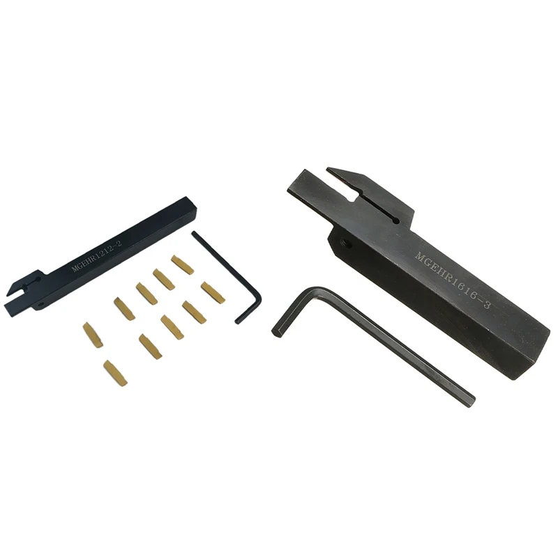 

MGEHR1616-3 Lathe Cut Off Grooving Parting Tool Holder & Practical CNC Lathe Turning MGEHR1212-2 Cut-Off Tool Holder