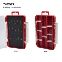 new fishing tackle box double sided fishing accessories tool storage box double layer carp for fishing goods hooks lure boxes