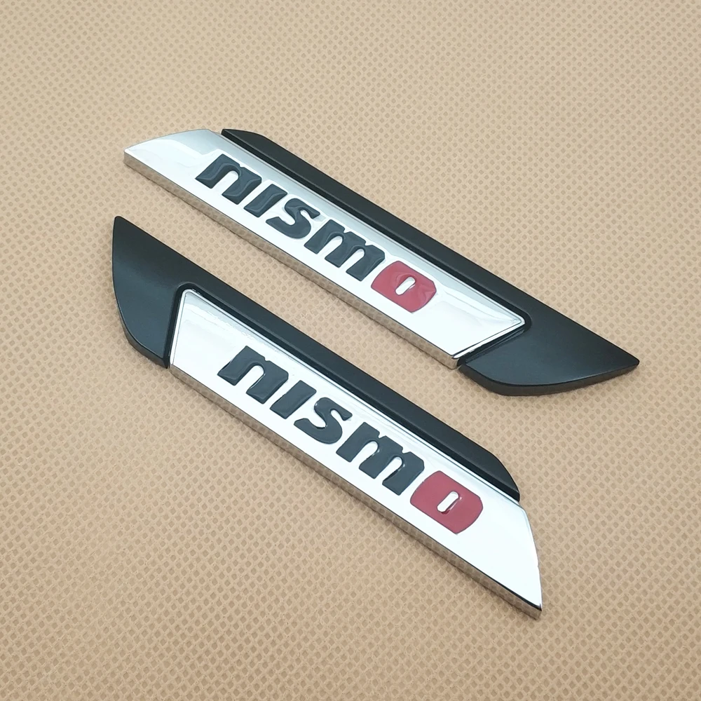 Пара металлических наклеек для автомобильного стайлинга Nismo значок боковое
