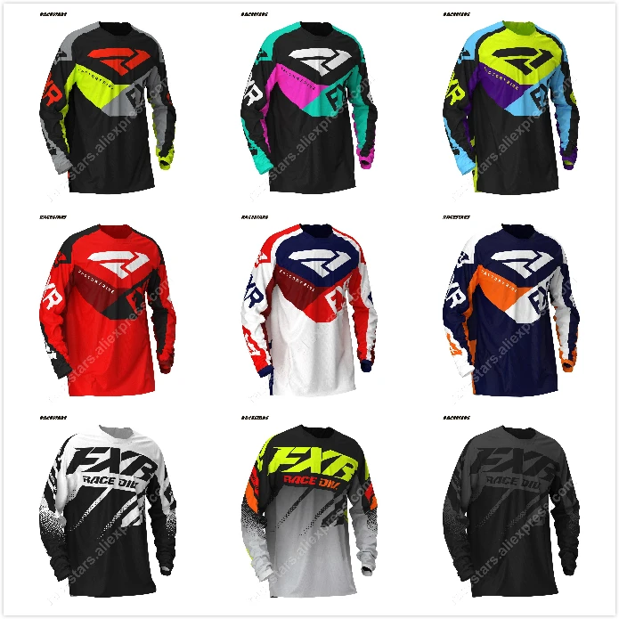 FXR продукт moto Jersey MX MTB внедорожный горный велосипед DH велосипед moto Jersey DH BMX moto cross jersey camiseta XS до 5XL