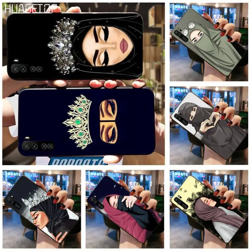 HUAGETOP Мусульманский Исламский девушка Королева Корона окрашенный чехол для