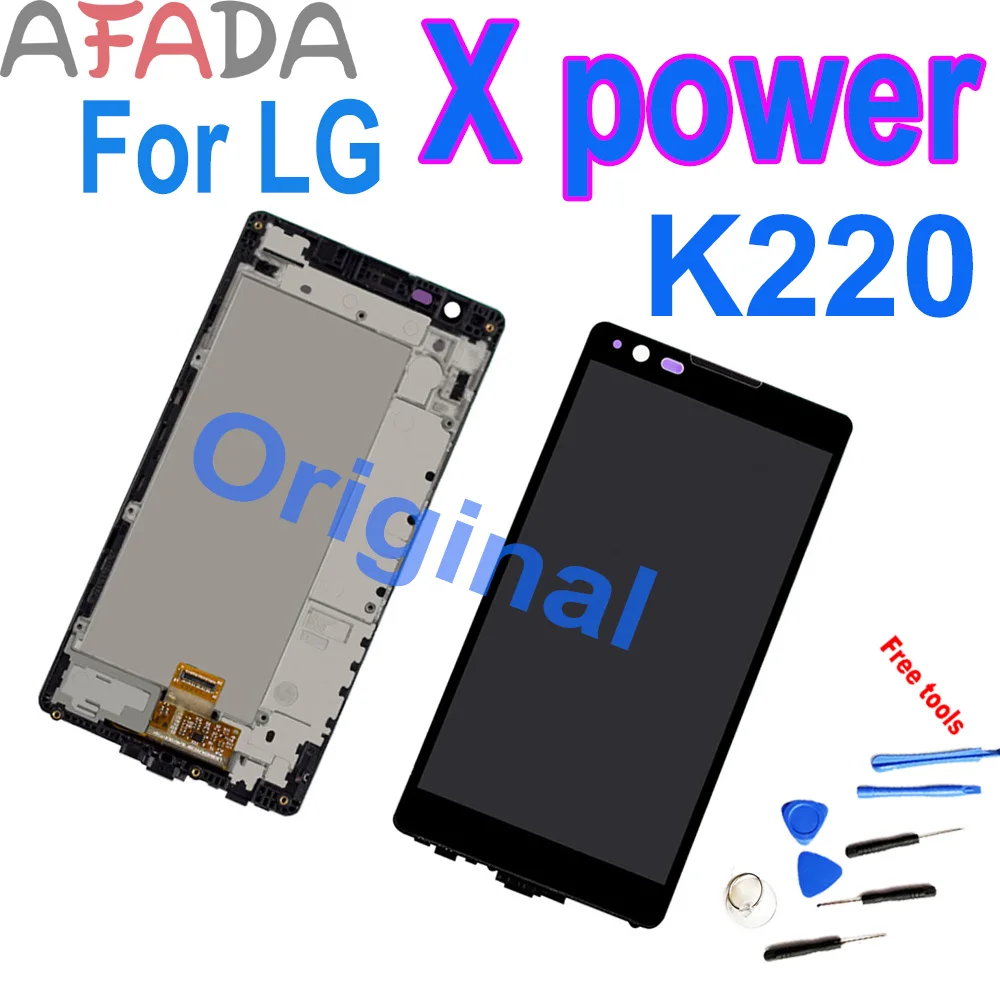 Оригинальный ЖК дисплей 5 3 дюйма для LG X power K220DS K220 кодирующий преобразователь