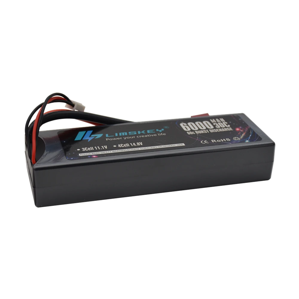 Оригинальный аккумулятор Limskey 2 шт. 2S 7 4 в 6000 мАч 30C Lipo запчасти для