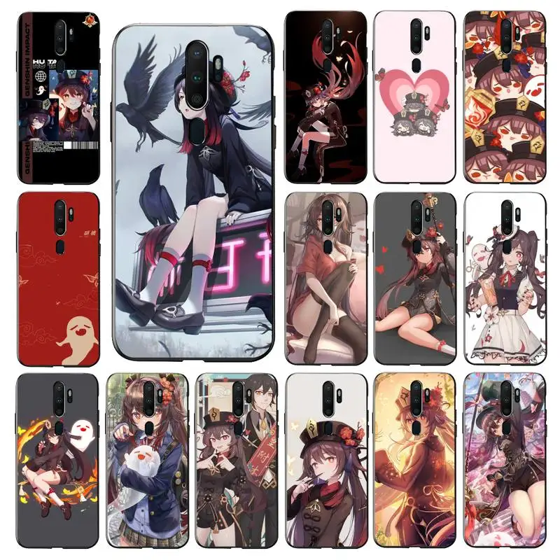 

MaiYaCa Hu Tao Genshin Impact Phone Case for Vivo Y91C Y11 17 19 17 67 81 Oppo A9 2020 Realme c3