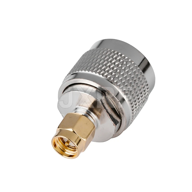 Коаксиальный коаксиальный адаптер JXRF штекер N-типа SMA Штекер прямой Позолоченный