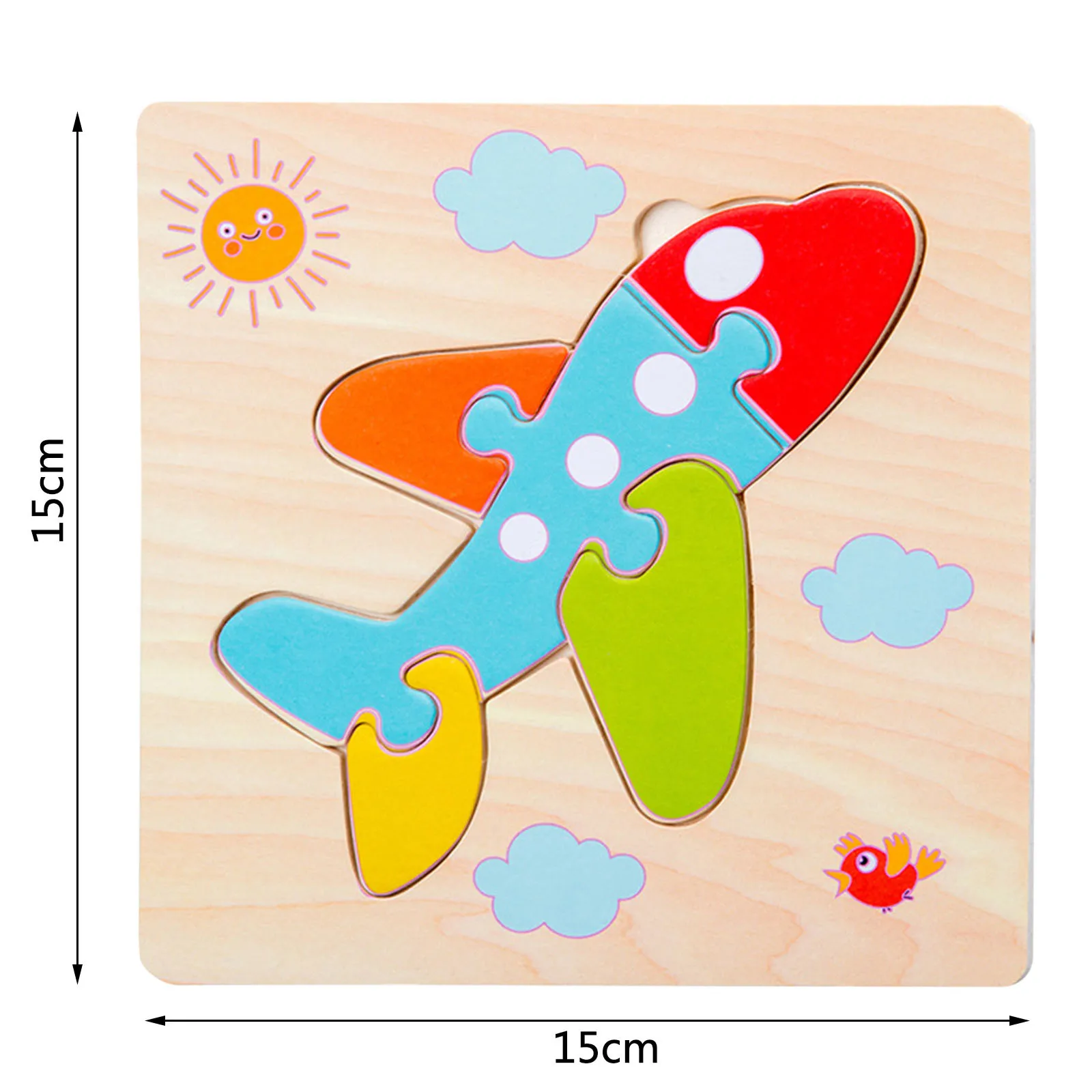 

Baby Wooden 3d Puzzle Tangram Shapes Toys Learning Cartoon Animal Intelligence Jigsaw Toys For Children Early Educational