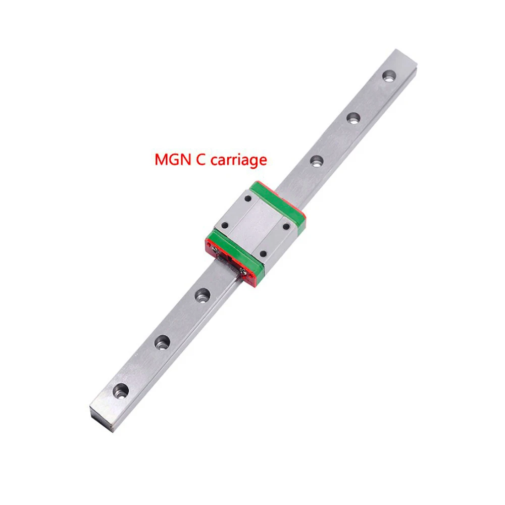 MGN9 C Линейные направляющие MGN9 C/ч 100/150/200/250/300/350/400 мм линейный рельс Silde VS MGN12C/ч линейный блок перевозки для ЧПУ 3D-принтеры Запчасти - Цвет: MGN9 C