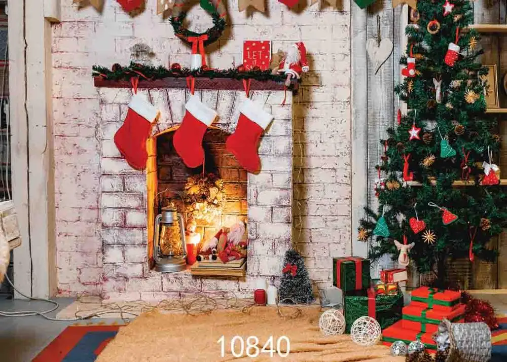 

SHENGYONGBAO Art Fabric Custom Photography Backdrops Prop Christmas day Photo Studio Background YS-61