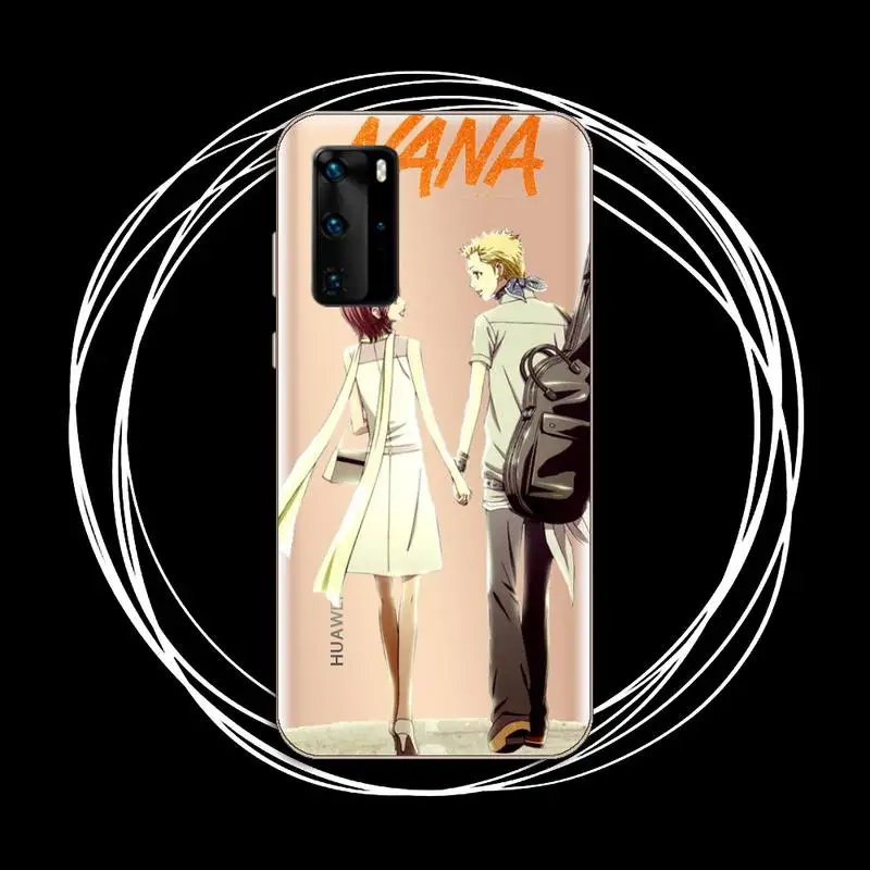 

Oosaki Nana Phone Case Transparent for Huawei P20 P30 P40 lite pro P smart 2019 honor 8x 10i