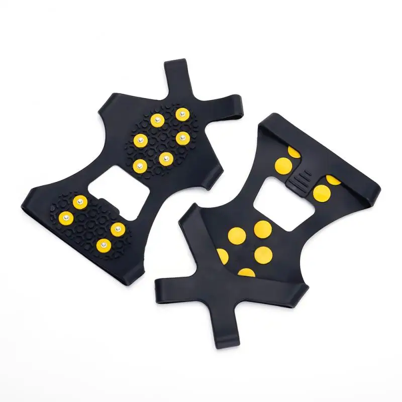 

1Pair Ice Snow Shoes Anti Slip Spikes Grips Grippers Crampon For Boots Cover Outdoor Climbing Ice Tooth Crampons Non-slip