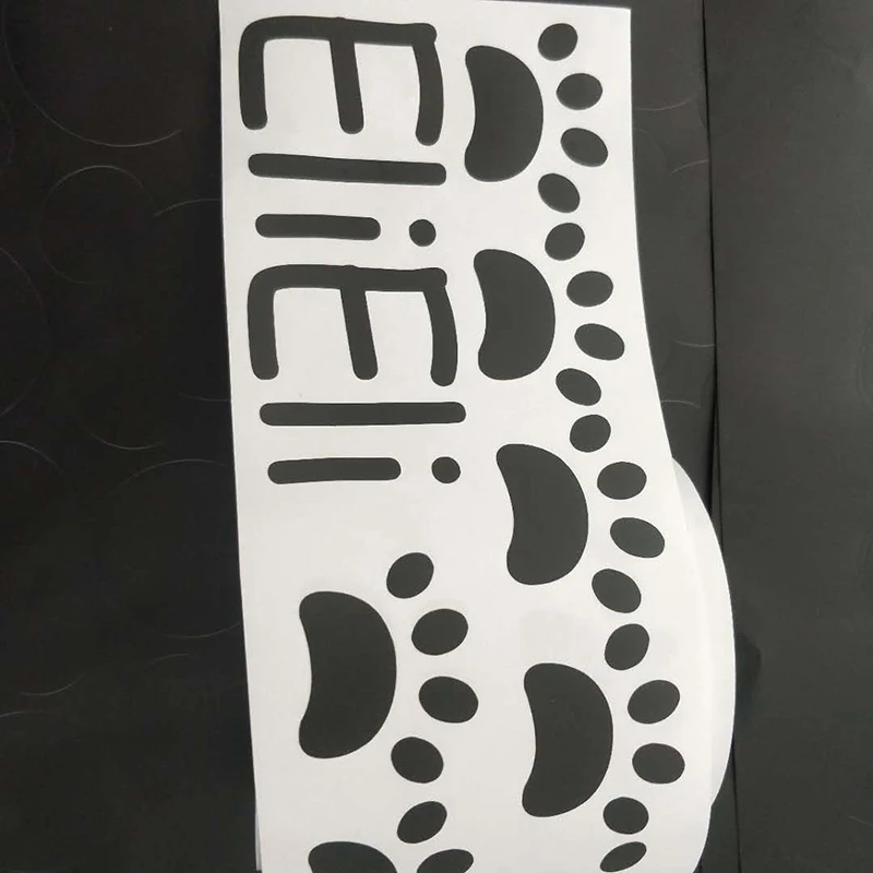 48 шт./компл. с рисунком собачки и котика лапой печати наклейки на стену для