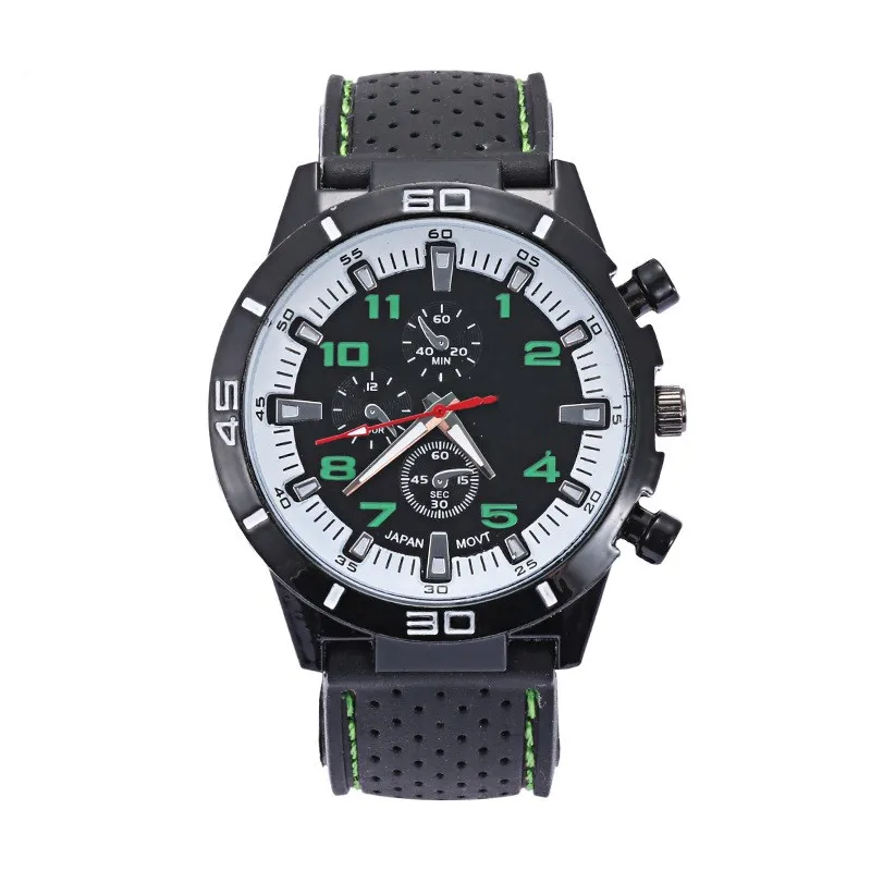 2019 Роскошные брендовые резиновые кварцевые часы мужские военные спортивные