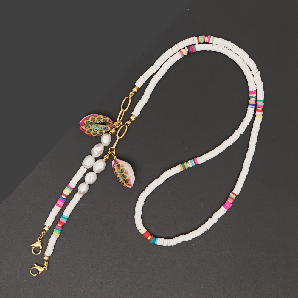 

Boho Style Beads Glasses Chain Anti-lost Lanyard Mask Chain Necklace Tassel Hanging Neck Glasses Chain Accessorie Daily Jewelry