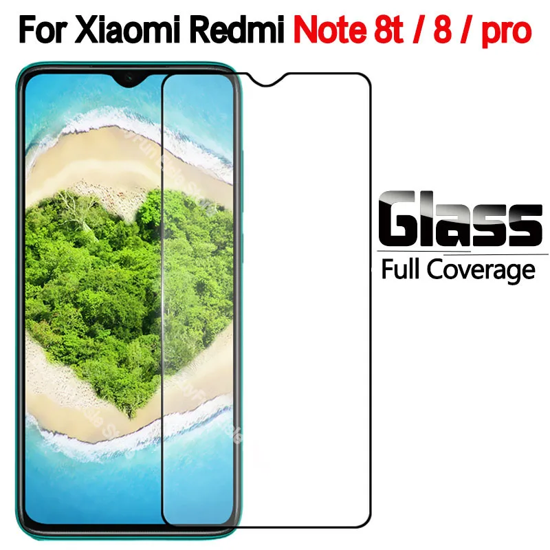 Защитное стекло на весь экран закаленное для Xiaomi Redmi 7 8 Note Pro 8T 7A 8A чехол|Защитные