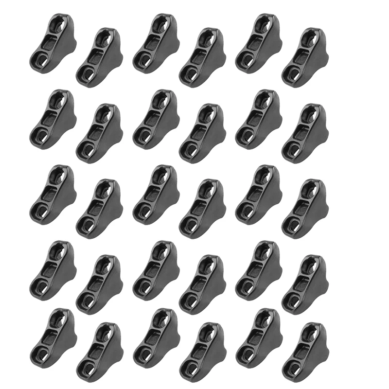 30 шт. палатка тент веревка крепеж регулировщик Нескользящие ветер пряжки для