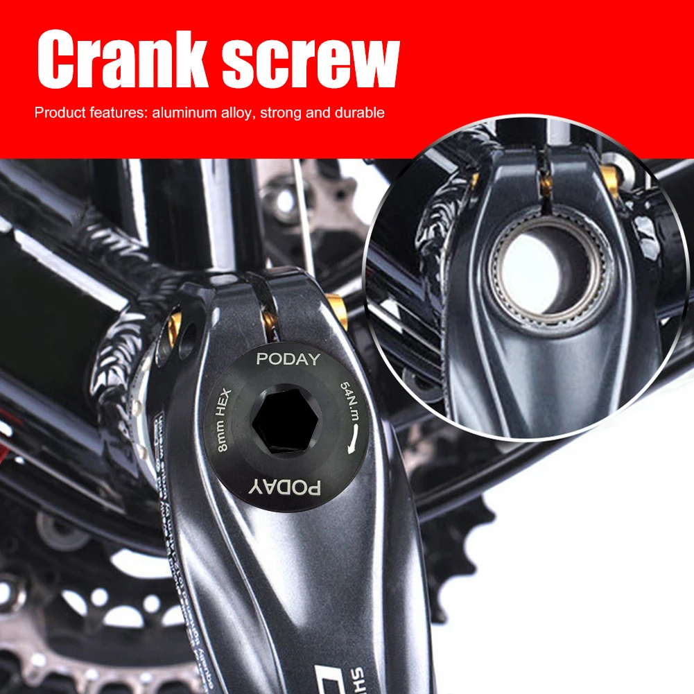 Прочные велосипедные винты из алюминиевого сплава для фиксации коленчатого вала
