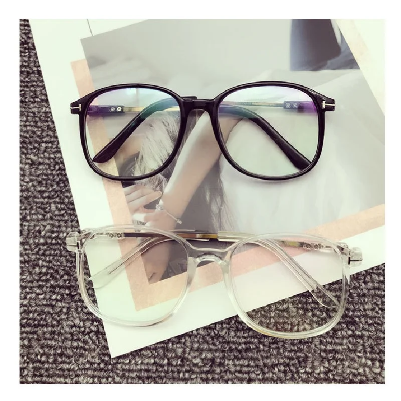 Летние Новые корейские модные простые прозрачные солнцезащитные очки ulzzang