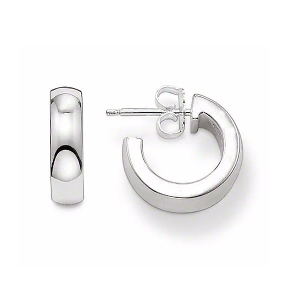 Серьги-кольца из стерлингового серебра 925 пробы модные Гламурные серьги в стиле