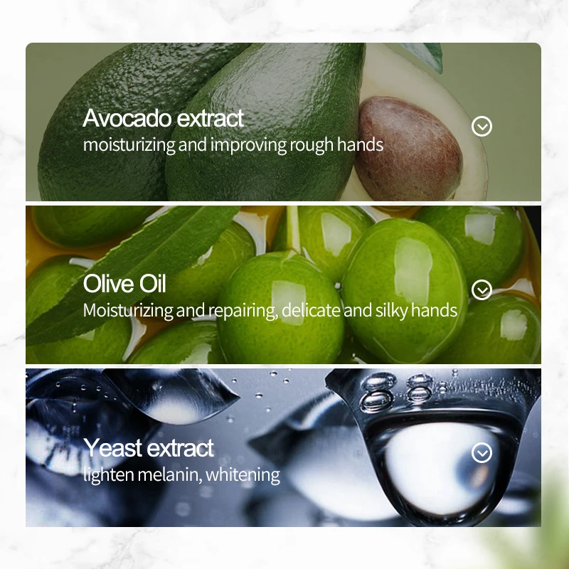 Daralis 3 шт. увлажняющий крем для рук с маслом Ши антивозрастной лосьон отбеливающий