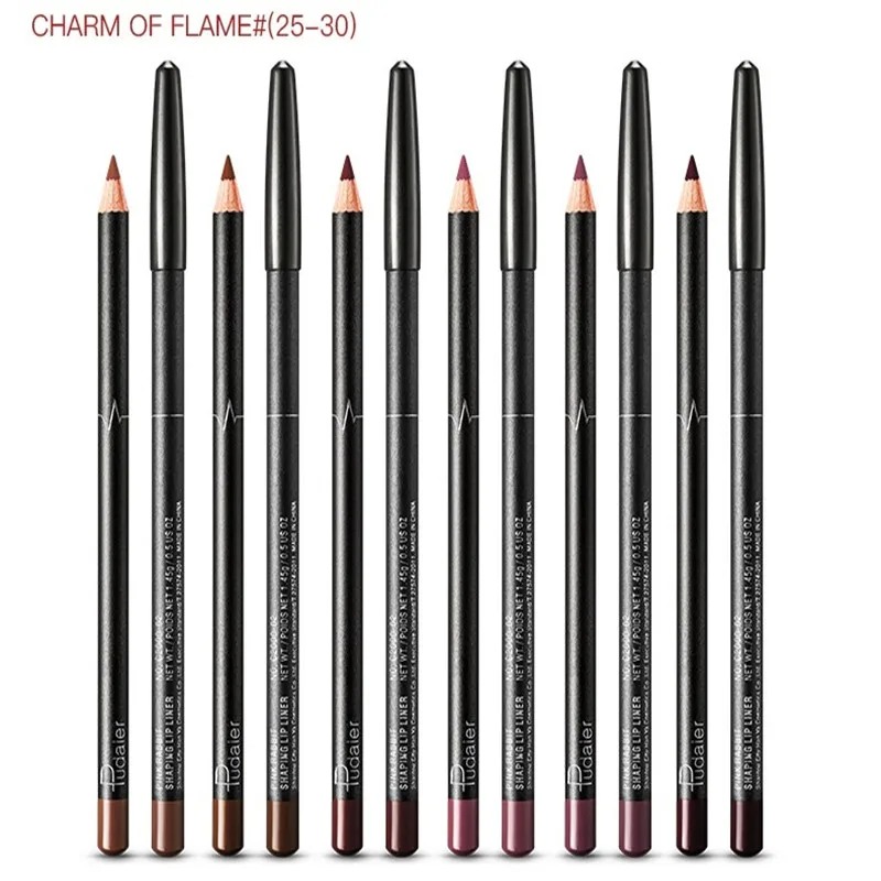 

Professional Multifunctional Lip Pencil Long Lasting Waterproof Eyebrow Pencil Colorful Lip Liner Female Lip Makeup Beauty Tool