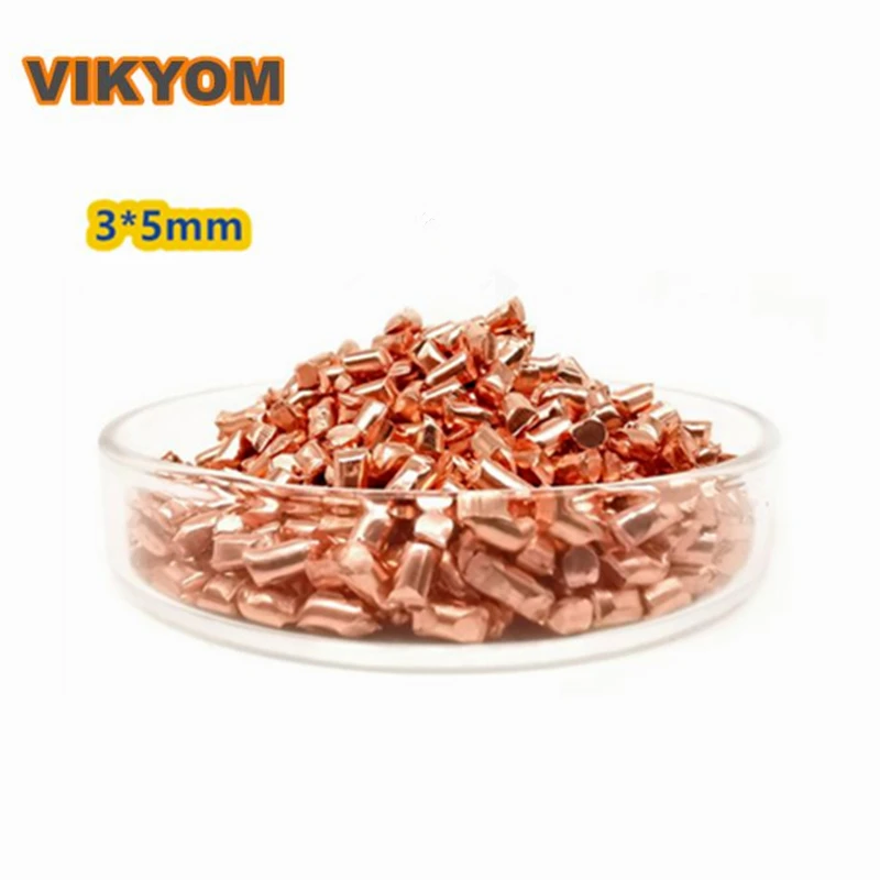 

Высокоточный сегмент из 99.99% меди, сегмент меди высокой чистоты, частицы Меди, красные медные частицы, красные медные частицы