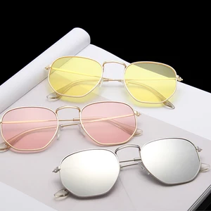 LeonLion Fashion Retro Sunglasses Men Square Vintage Glasses for Men/Women Luxury Sunglasses Men Small Lunette Soleil Homme