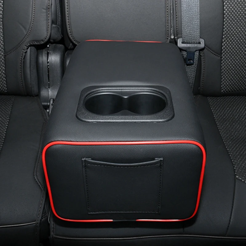 Второй ряд задний центральный подлокотник коробка с держателем чашки для Ford Explorer