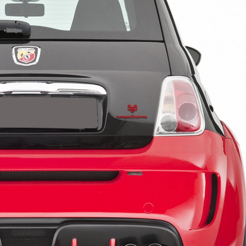 Металлическая Наклейка на багажник с эмблемой для Abarth 595 конкуренция туризм Esseesse