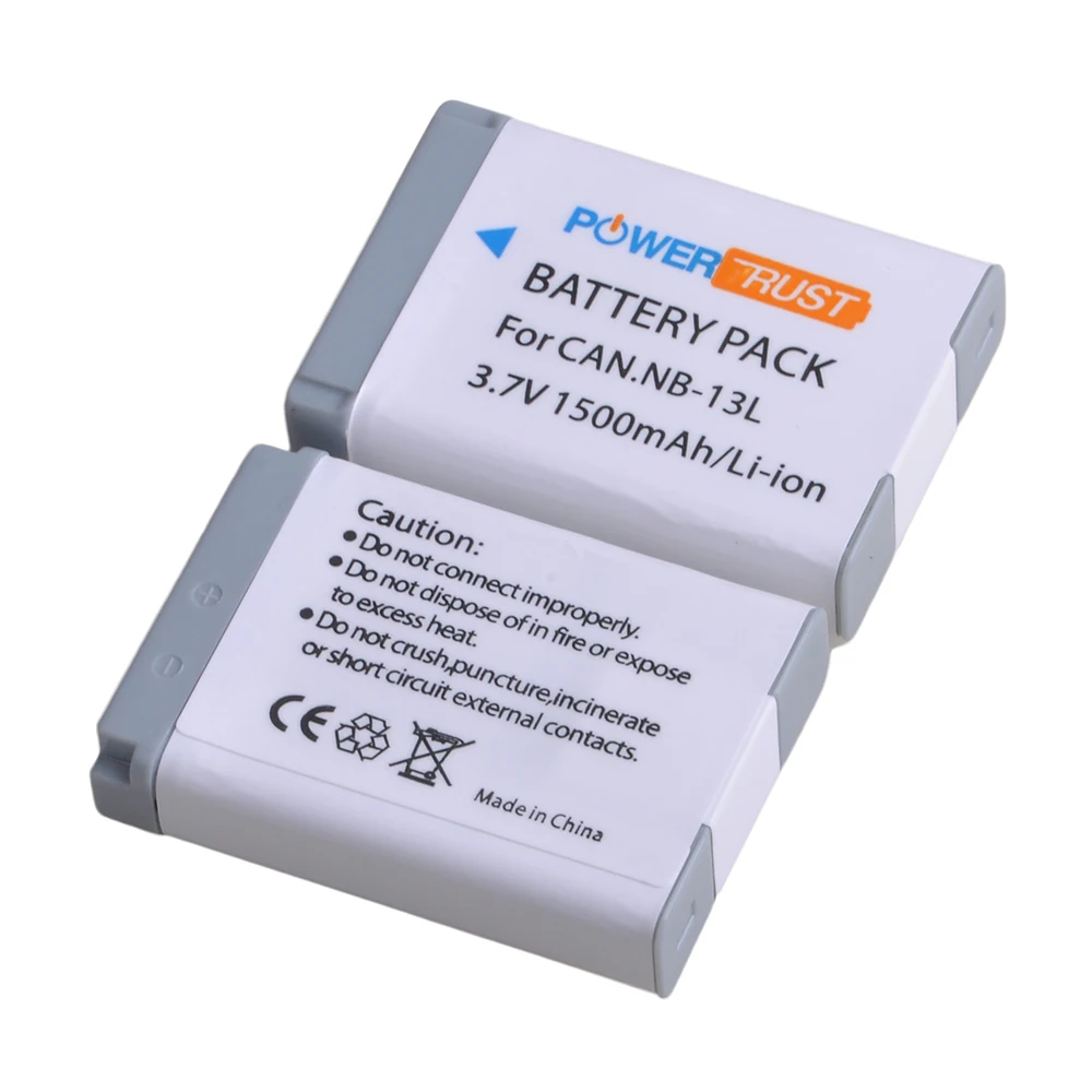 NB-13L NB 13L аккумулятор + светодиодсветодиодный 3 слота USB зарядное устройство для Canon